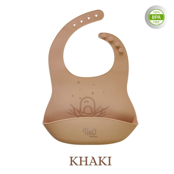 Set NeO Bavaglini in silicone, 2 pezzi