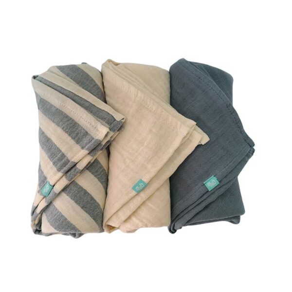 Muslin Multicolor 72x82 cm / 3Pcs - Image 4