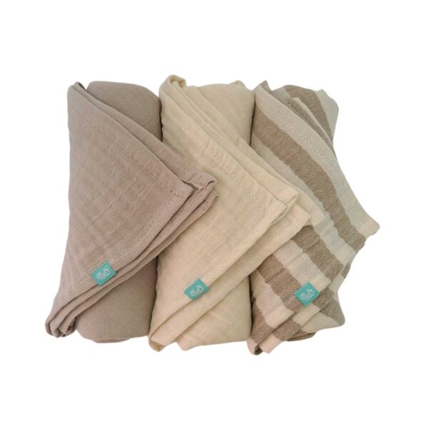 Muslin Multicolor 72x82 cm / 3Pcs - Image 3